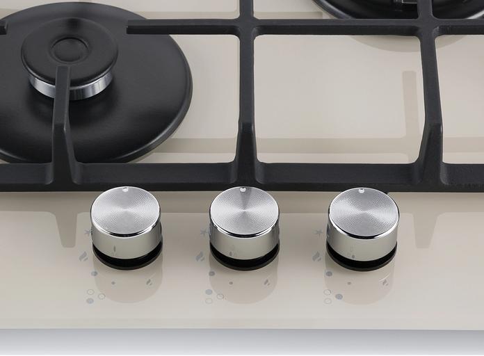 Газовая варочная поверхность Maunfeld EGHG.43.33CBG\G бежевый фото 6