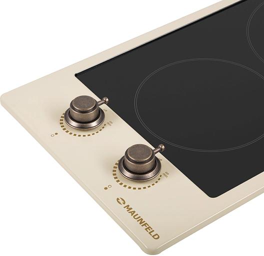 Варочная поверхность Maunfeld EEHE.32VCBGB.R бежевый/черный фото 4