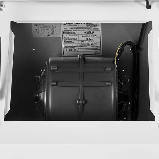 Вытяжка встраиваемая Maunfeld Amber 60 белый управление: сенсорное (1 мотор) фото 6