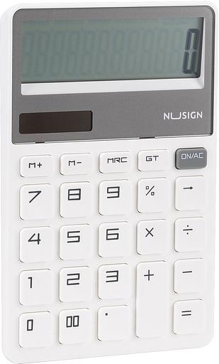 Калькулятор настольный Deli Nusign ENS042WHITE белый 12-разр. фото 2
