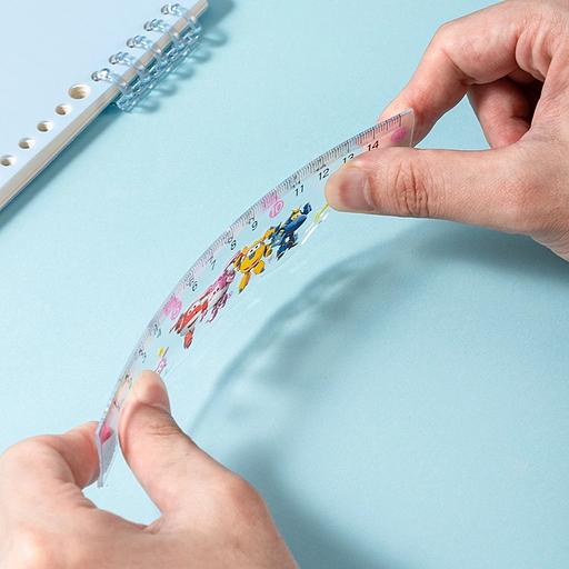 Линейка Deli EH658 Super Wings пластик дл.15см ассорти фото 3