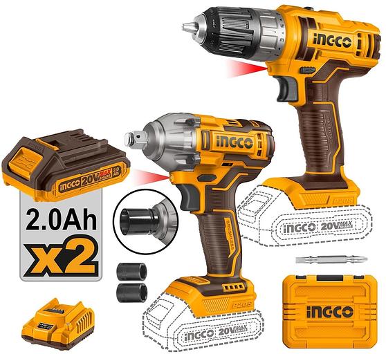 Набор электроинструмента Ingco Industrial COSLI230702 в компл.:2инструм. фото 3