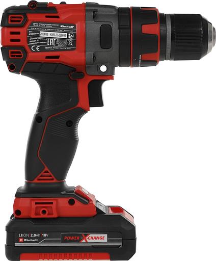 Дрель-шуруповерт Einhell PXC TE-CD 18 Li-i BL аккум. патрон:быстрозажимной (кейс в комплекте) (4513861) фото 3