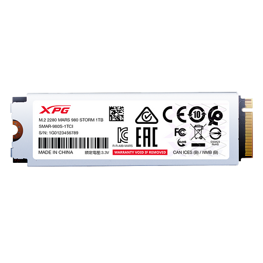 Твердотельный накопитель SSD XPG M.2 2280 1TB MARS 980 STROM PCIe 5.0 x4 фото 6