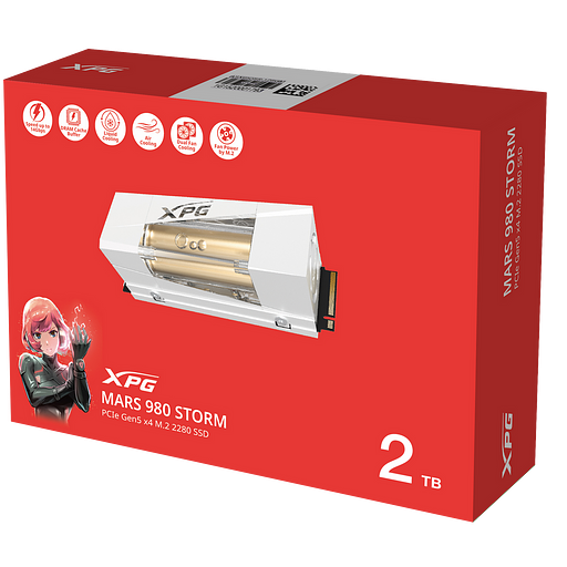 Твердотельный накопитель SSD XPG M.2 2280 2TB MARS 980 STROM PCIe 5.0 x4 фото 7