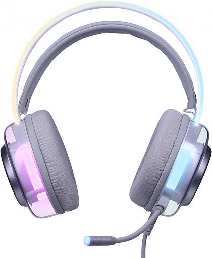 Игровая гарнитура DEFENDER (62490) Glitch белый, RGB фото 3