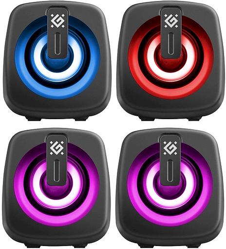 Компьютерная акустика DEFENDER (65961) J1 6Вт, подсветка, питание от USB фото 4