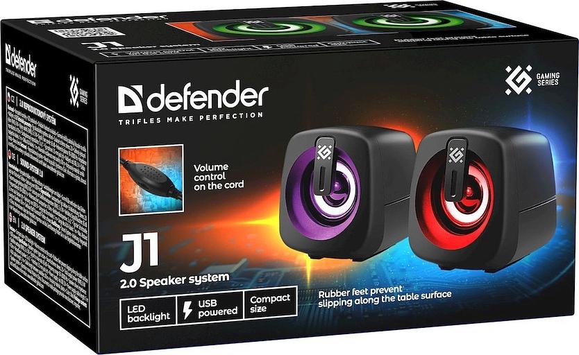 Компьютерная акустика DEFENDER (65961) J1 6Вт, подсветка, питание от USB фото 7