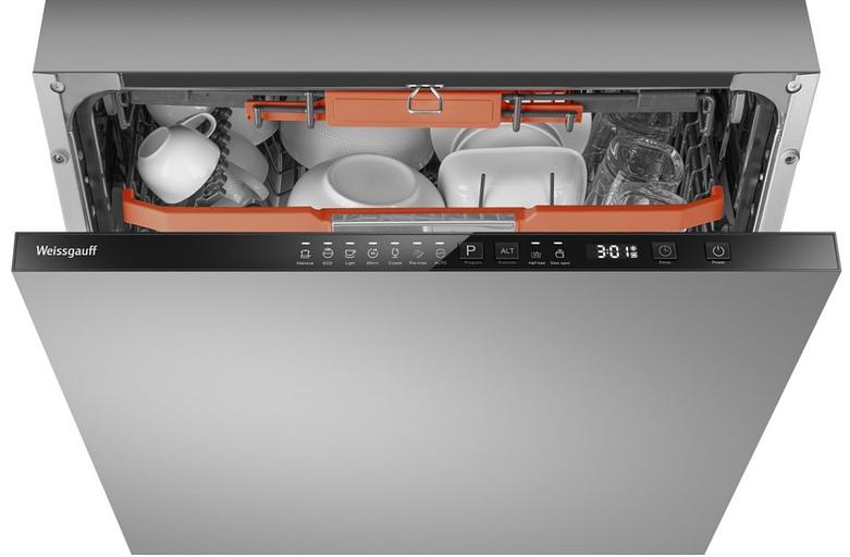 Посудомоечная машина встраив. Weissgauff BDW 6037 Inverter AutoOpen Infolight полноразмерная фото 2