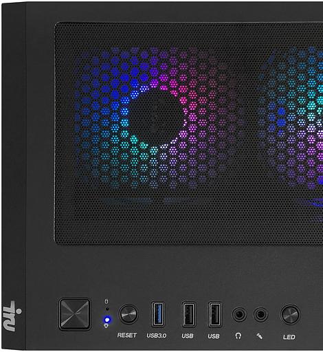 ПК IRU Tactio 520B6GP TWR Ryzen 5 7600X (4.7) 32Gb SSD1Tb RX 7600 8Gb без ОС GbitEth 650W черный (RUS) (2113270) фото 10