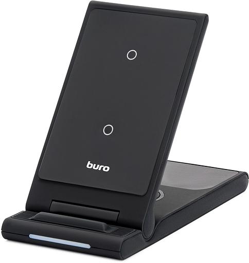 Беспроводное зар./устр. Buro CWC-QC5 15W 3A (QI) USB-C универсальное черный (CWC-QC5A15BK) фото 1
