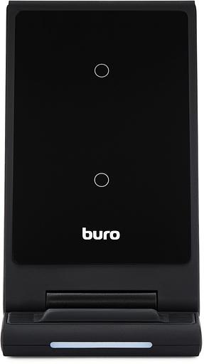 Беспроводное зар./устр. Buro CWC-QC5 15W 3A (QI) USB-C универсальное черный (CWC-QC5A15BK) фото 2