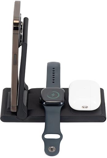 Беспроводное зар./устр. Buro CWC-QC5 15W 3A (QI) USB-C универсальное черный (CWC-QC5A15BK) фото 6