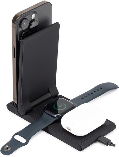 Беспроводное зар./устр. Buro CWC-QC5 15W 3A (QI) USB-C универсальное черный (CWC-QC5A15BK) фото 7