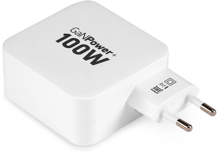 Сетевое зар./устр. Digma Pro DPW10B 100W 5A (PD+QC) 2хUSB-C/USB-A универсальное белый (DPW1B0G012WH) фото 1