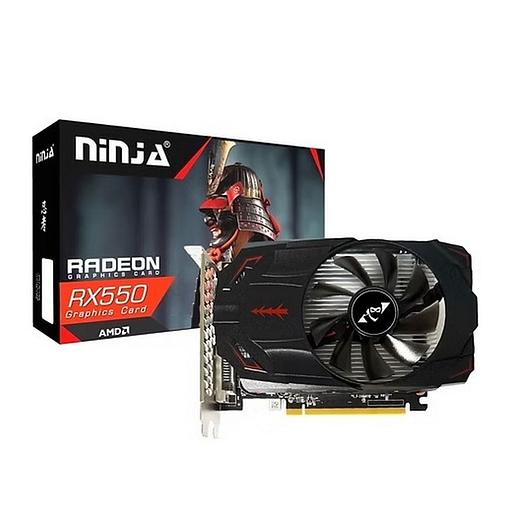 Видеокарта Ninja (Sinotex) RX550 8GB GDDR5 128bit DVI DP HDMI 1FAN RTL фото 1