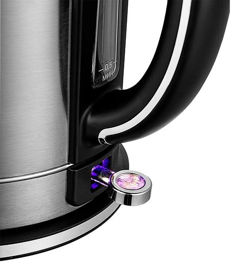 Чайник электрический Kitfort КТ-6175 1.7л. 2200Вт серебристый/черный корпус: металл/пластик фото 4