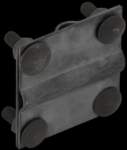 Зажим крестообразный полоса/пруток-полоса/пруток 40/12мм оцинкованная сталь TD IEK фото 1