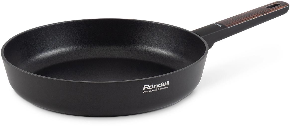 Сковорода Rondell Walnut RDA-1942 круглая 28см покрытие: антипригарное ручка несъемная (без крышки) черный фото 1