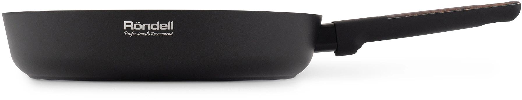 Сковорода Rondell Walnut RDA-1942 круглая 28см покрытие: антипригарное ручка несъемная (без крышки) черный фото 4