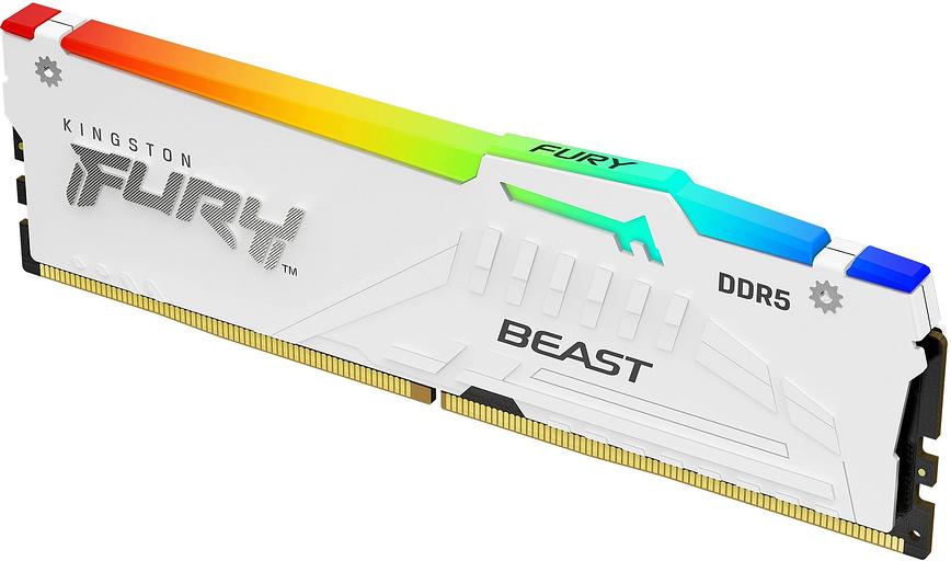 Память DDR5 16GB 6000MHz Kingston KF560C30BWEA-16 Fury Beast RGB RTL Gaming PC5-48000 CL30 DIMM 288-pin 1.4В kit single rank с радиатором Ret фото 2