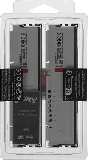 Память DDR5 2x16GB 6800MHz Kingston KF568C34BWEK2-32 Fury Beast RTL Gaming PC5-54400 CL34 DIMM 288-pin 1.4В kit dual rank с радиатором Ret фото 6