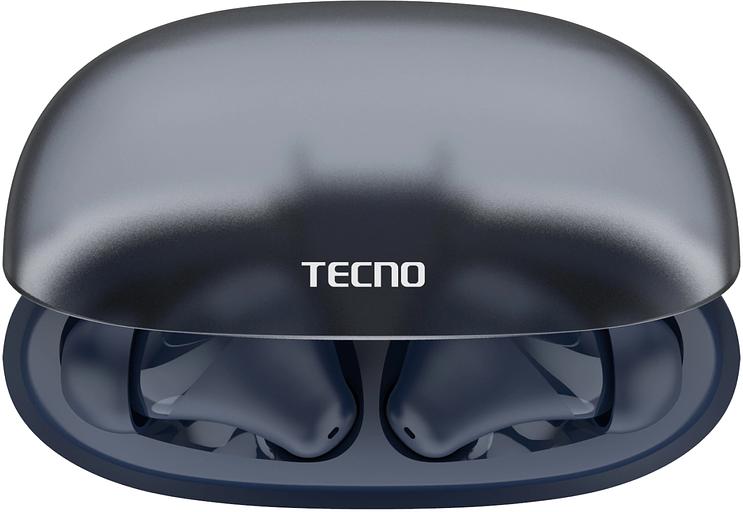 Наушники вкладыши Tecno BD04 т.ночь беспроводные bluetooth (BD04 MIDNIGHT BLUE) фото 4