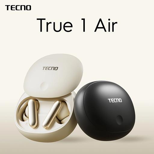 Наушники вкладыши Tecno TU01 белый беспроводные bluetooth (TU01 AIR GREAMY WHITE) фото 9