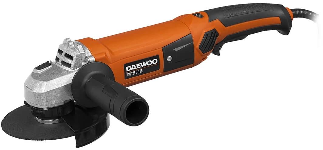 Углошлифовальная машина Daewoo DAG 1250-125 1250Вт 11000об/мин рез.шпин.:M14 d=125мм фото 1