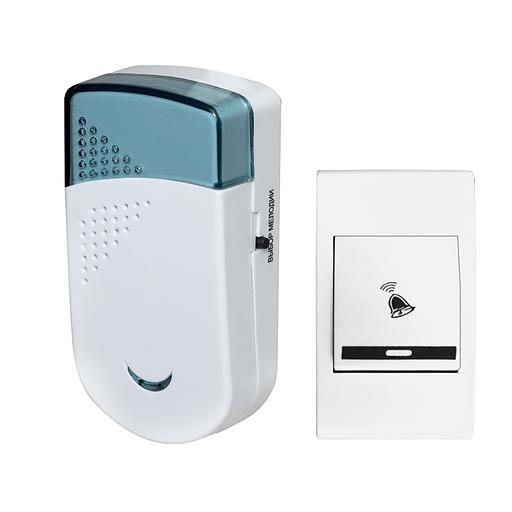 Звонок беспроводной Колибри 32 мелодии, дальность 100 м, 2АААх1,5В фото 1