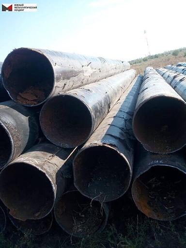 Труба бу 820 стенка 9 прямошовная газ поверхность битум фото 1