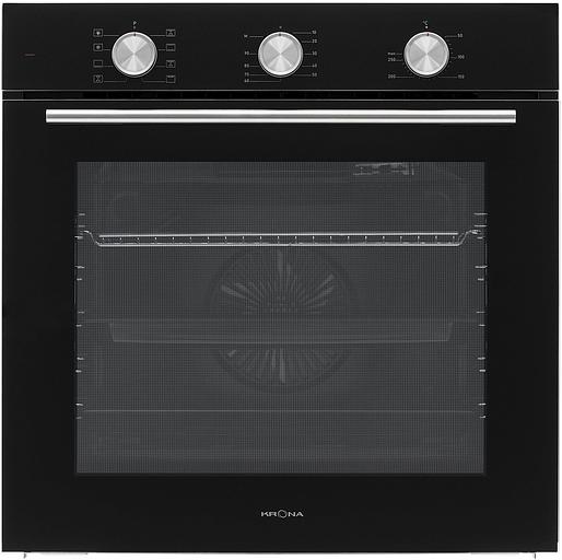Духовой шкаф Электрический Krona BIRNE 60 BL черный фото 1
