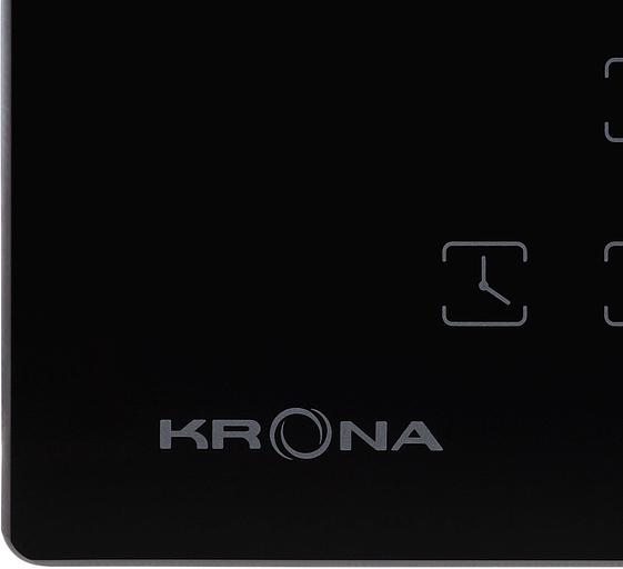 Индукционная варочная поверхность Krona Erde 30 BL 2BFTS черный фото 6