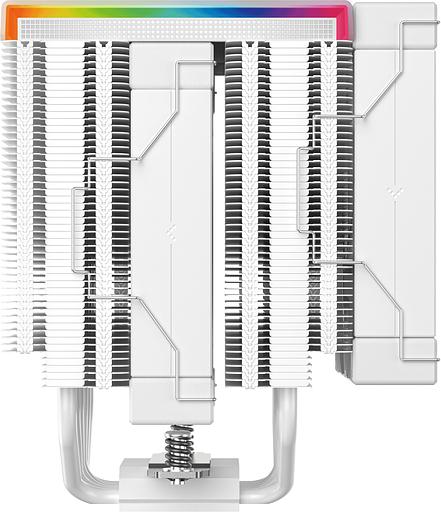 Устройство охлаждения(кулер) Deepcool AK620 Digital Pro Wh ARGB Soc-AM5/AM4/1151/1200/2066/1700 белый 4-pin 25dB Al+Cu LCD 260W 1491gr Ret (R-AK620-WHAPMN-G) фото 5