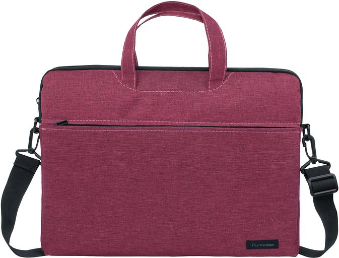 Сумка для ноутбука 15.6" Portcase KCB-165 Bordo бордовый нейлон/полиэстер фото 1