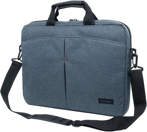 Сумка для ноутбука 15.6" Portcase KCB-162 серый нейлон/полиэстер (KCB-162 GREY) фото 1