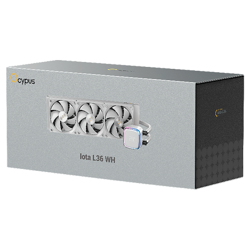 Вентилятор Cooler Ocypus Iota L36 WH ARGB White 300W/ All Intel/ AMD AM*/ Digital display / Screws фото 6