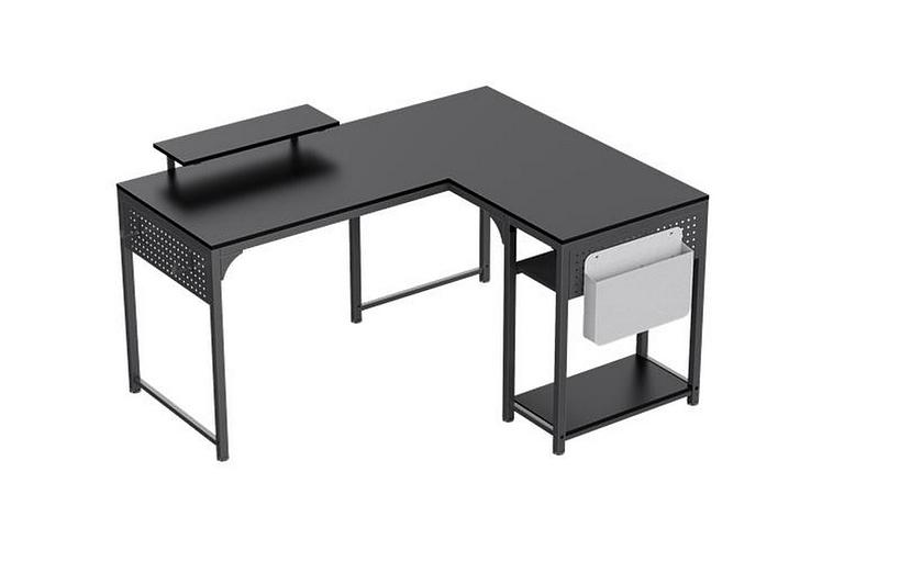 Стол письменный (для компьютера) угловой EUREKA ZX-L150B-B-RU с шириной 150 см, Black фото 1