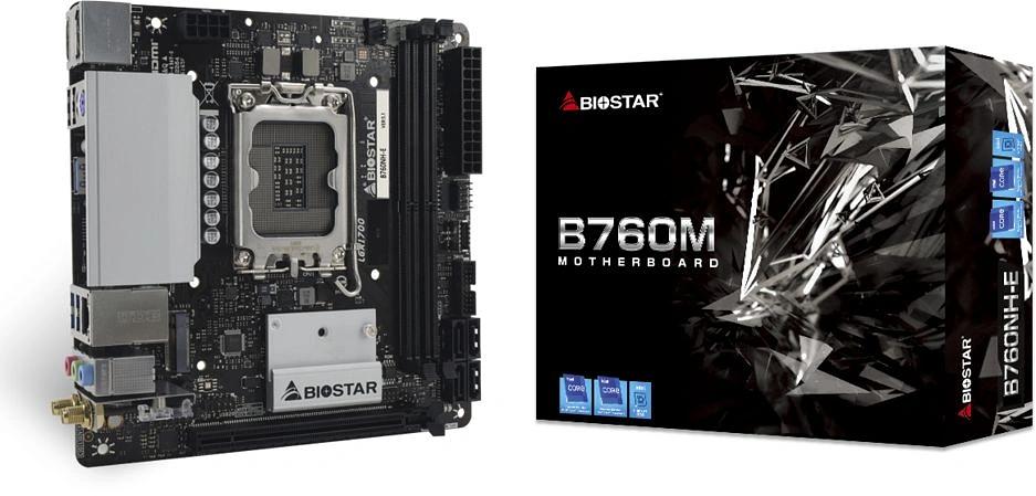 Материнская плата Biostar B760NH-E Soc-1700 Intel B760 2xDDR5 mini-ITX AC`97 8ch(7.1) 2.5Gg RAID+HDMI+DP фото 5