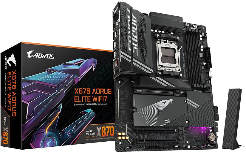 Материнская плата Gigabyte X870M A ELITE WF7 SocketAM5 AMD X870 4xDDR5 mATX AC`97 8ch(7.1) 2.5Gg RAID+HDMI фото 7