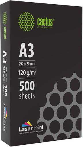 Бумага Cactus CS-LPA3120500 A3/120г/м2/500л./белый для лазерной печати фото 1