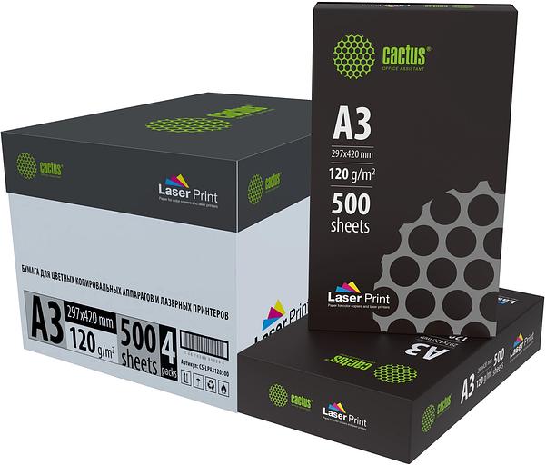 Бумага Cactus CS-LPA3120500 A3/120г/м2/500л./белый для лазерной печати фото 2