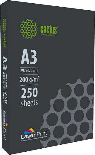 Бумага Cactus CS-LPA3200250 A3/200г/м2/250л./белый для лазерной печати фото 1