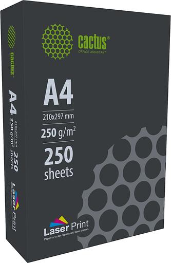 Бумага Cactus CS-LPA4250250 A4/250г/м2/250л./белый для лазерной печати фото 1