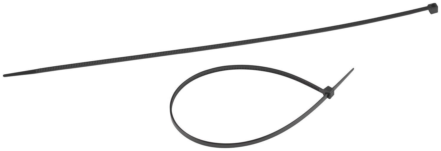 Стяжка кабельная нейлоновая (хомут) 3.6 х 300 мм чёрная (100 шт/уп) NO-225-180 фото 2