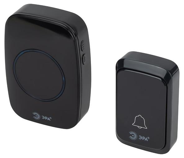 Звонок дверной беспроводной на батарейках 38 мелодий 180м IP20 с регулятором громкости и световой индикацией черный 3АА/А23 C88 фото 5