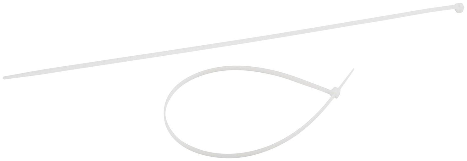 Стяжка кабельная нейлоновая (хомут) 4.8 х 300 мм белая (100 шт/уп) Simple NO-224-193 фото 2