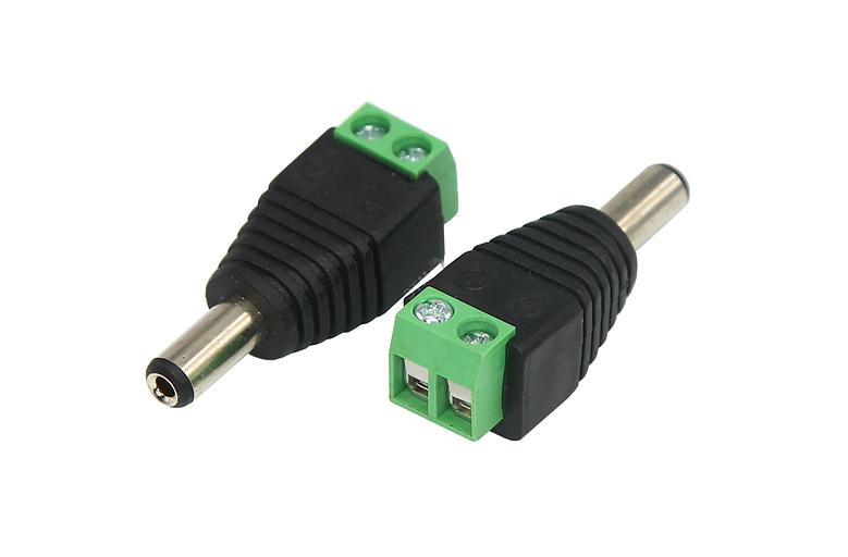 PROconnect (14-0314-4) Разъем питания DC штекер 2,1х5,5мм с клеммной колодкой (Упаковка 50 шт) фото 1