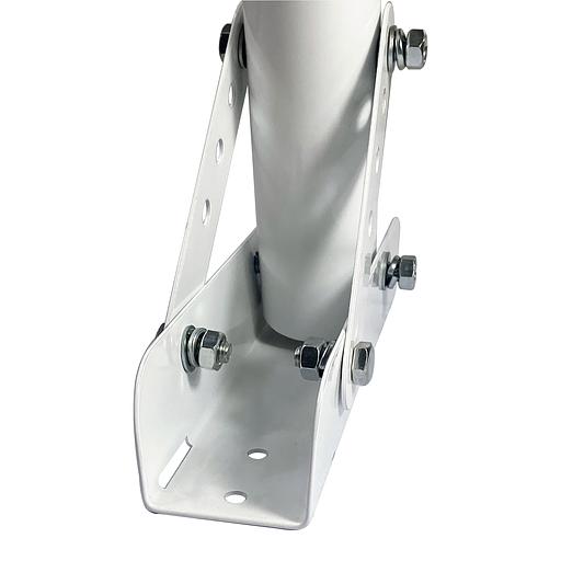 Кронштейн КР-2М крепление на столб стальной лентой фото 2