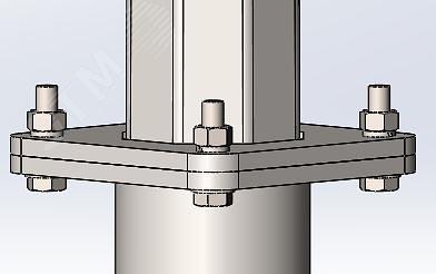Комплект крепежа для ОГК/ОКК-3/4/5/ОП1ф фото 1